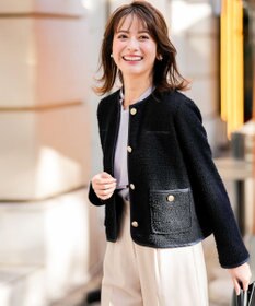 ANY SIS ネップツイード ジャケット