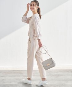 ANY SIS 【洗える】バックパール調ディテール カットソー