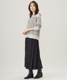 J.PRESS LADIES 【WEB限定】3WAYマーブル スカーフリングネックレス