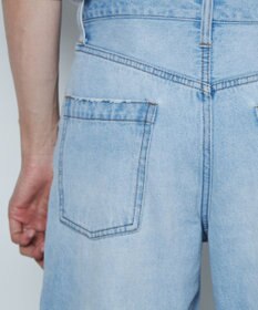 WEGO ダメージデニムワイドパンツ