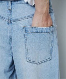 WEGO ダメージデニムワイドパンツ