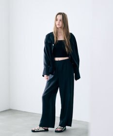 uncrave リヨセルシルクローン ギャザーパンツ