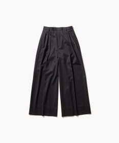 ATON COMPACT WOOL | 3タックワイドパンツ