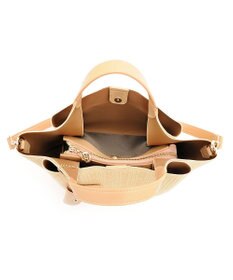 MioFIRANO ウーブンルックハンドバッグ 2WAY パスケース付き　FIRANO フィラノ