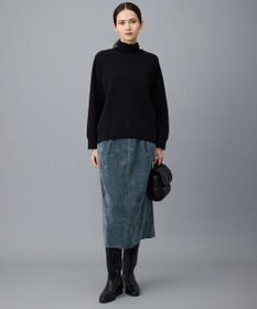 自由区 L 【17号サイズまで展開・SHIHOさん着用】ソフトコーデュロイ スカート