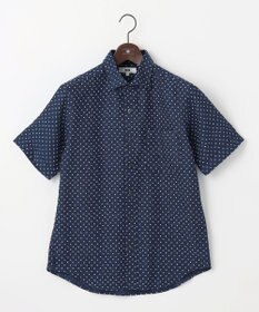 JOSEPH ABBOUD 【ビジネスシーンに最適・サステイナブル】ソアロンシャンブレープリント シャツ