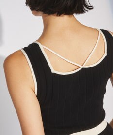 GRACE CONTINENTAL メッシュヘムニットワンピース