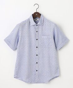 JOSEPH ABBOUD 【ビジネスシーンに最適・サステイナブル】ソアロンシャンブレープリント シャツ