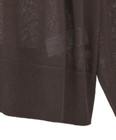 earth music&ecology 【接触冷感】キーネックシアーカーディガン