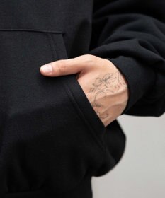 WEGO 【ユニセックス着用ITEM/裏起毛】バルーンクロップドグラフィックプルパーカー