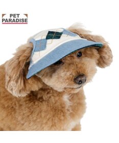 PET PARADISE ペットパラダイス アーガイル柄 帽子 ４Ｓ～３Ｓ/ＳＳ～Ｓ
