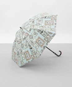 AURORA 【 Beaurance （ビューランス）】プリント額縁柄　晴雨兼用傘（長傘）