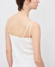 uncrave リブニット カップ付きキャミソール