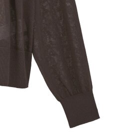 earth music&ecology 【接触冷感】キーネックシアーカーディガン