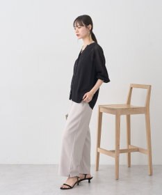 earth music&ecology 【接触冷感】キーネックシアーカーディガン