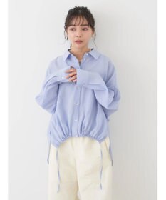 earth music&ecology ドロスト羽織シャツ