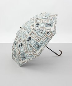 AURORA 【 Beaurance （ビューランス）】プリント額縁柄　晴雨兼用傘（長傘）