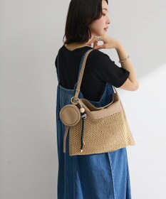 Green Parks 【２ＳＥＴ】ポーチチャーム付き雑材トートバッ