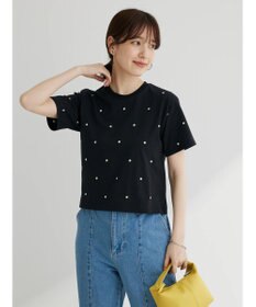 Green Parks ・Ｄｏｕｂｌｅ　Ｆｌａｇｓ　フラワー刺繍Ｔシャツ