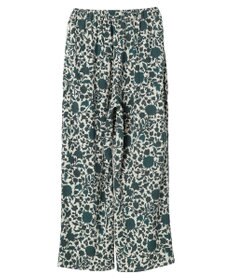 Green Parks ボタニカル柄イージーパンツ