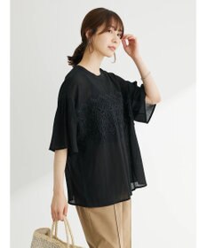 Green Parks ・ＥＬＥＮＣＡＲＥ　ＤＵＥ　ケミカルレースブラウス