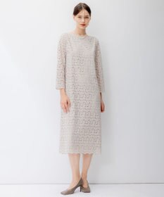 23区 【APPLAUDIR】オプティカルフラワーレース ドレス