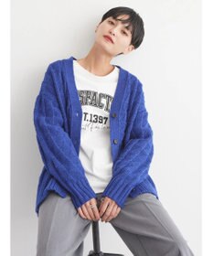 AMERICAN HOLIC スクエア柄Ｖネックニットカーディガン