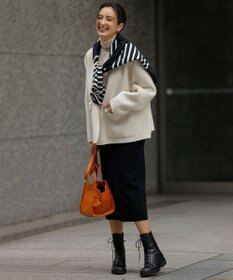 23区 ヴィスコースストレッチ タイト スカート