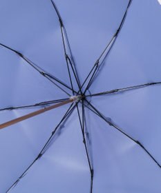 MOONBAT 【遮光/晴雨兼用日傘】POLO RALPH LAUREN（ポロラルフローレン）折りたたみ日傘 ストライプフリル 遮熱 遮光 UV