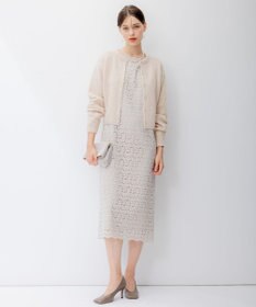 23区 【APPLAUDIR】オプティカルフラワーレース ドレス