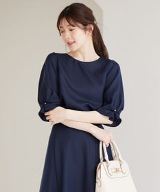 ANY SIS 【速乾・接触冷感】スムージーポリエステル クルーネック ブラウス