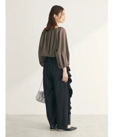 Green Parks ■ＥＳＣＡＲ　デニムサイドラッフルパンツ