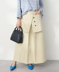 CRAFT STANDARD BOUTIQUE オーバーラップスカート