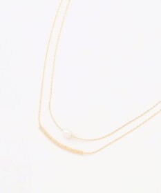 組曲 マテリアルレイヤードショートネックレス