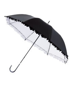 MOONBAT estaa 晴雨兼用 長傘 無地フリル 日傘 遮光 遮熱 UV