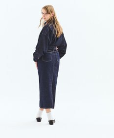 LENO DENIM SKIRT　デニムマキシスカート