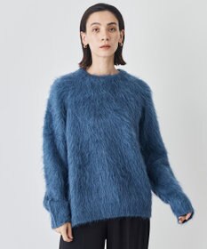 UNFILO MENS 【男女兼用】シャギー クルーネックニット