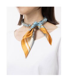 UNBILLION カカトゥ kakatoo / ベルト柄配色シルクスカーフ