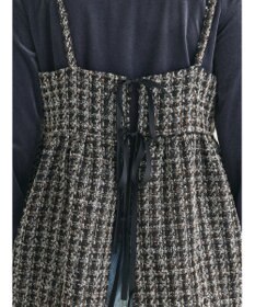 Green Parks ・ＥＬＥＮＣＡＲＥ　ＤＵＥ　ツイードバックリボンキャミ