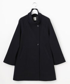 ANY SIS S ウールライクスタンドカラー ミドルコート