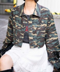 WEGO ミリタリーショートシャツ