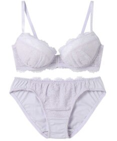 AMPHI ブラジャー ショーツセット まる胸メイク 推し活・推し事応援 Aカップあり 【ブラショーツセット】 上下セット ブラ BBJ201 アンフィ／ワコール