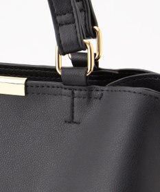 ANY 【2WAY】スクエアメタルハンドバッグ