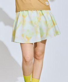 PW CIRCULUS 【ペチパンツ付】【WOMEN】タイダイ フレアスカート ゴルフウェア レディース イエロー系5