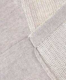 JOSEPH ABBOUD 【洗える】ストローヤーン ニット ベスト