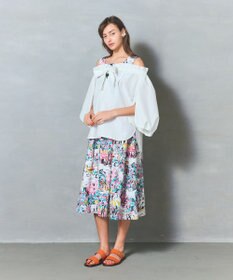 GRACE CONTINENTAL ボリュームスリーブトップ