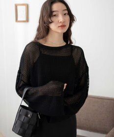 WEGO ショートメッシュニットプルオーバー