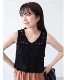 Green Parks かぎ針編みニットベスト