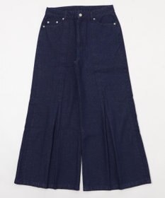 WEGO センタータックバギーフレアデニム