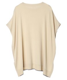 Green Parks 推しニット　裾ラインポンチョ型チュニック